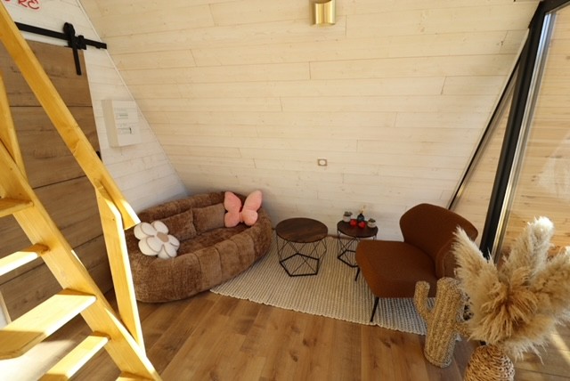 A-Frame Durban-Corbières : coin salon