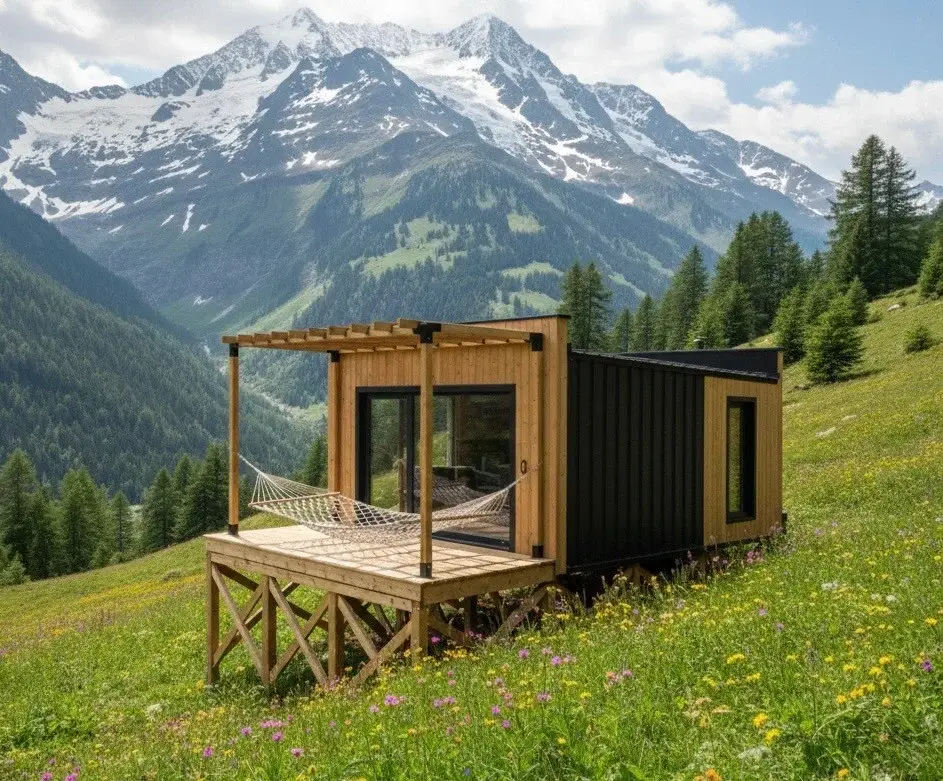Chalet bois HLL 25 / Petite maison ossature bois