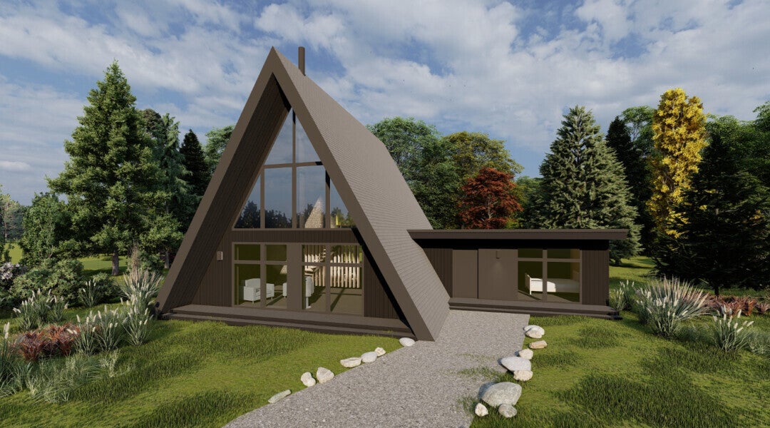 Maison en A 120 m² personnalisée : modèle A-Frame