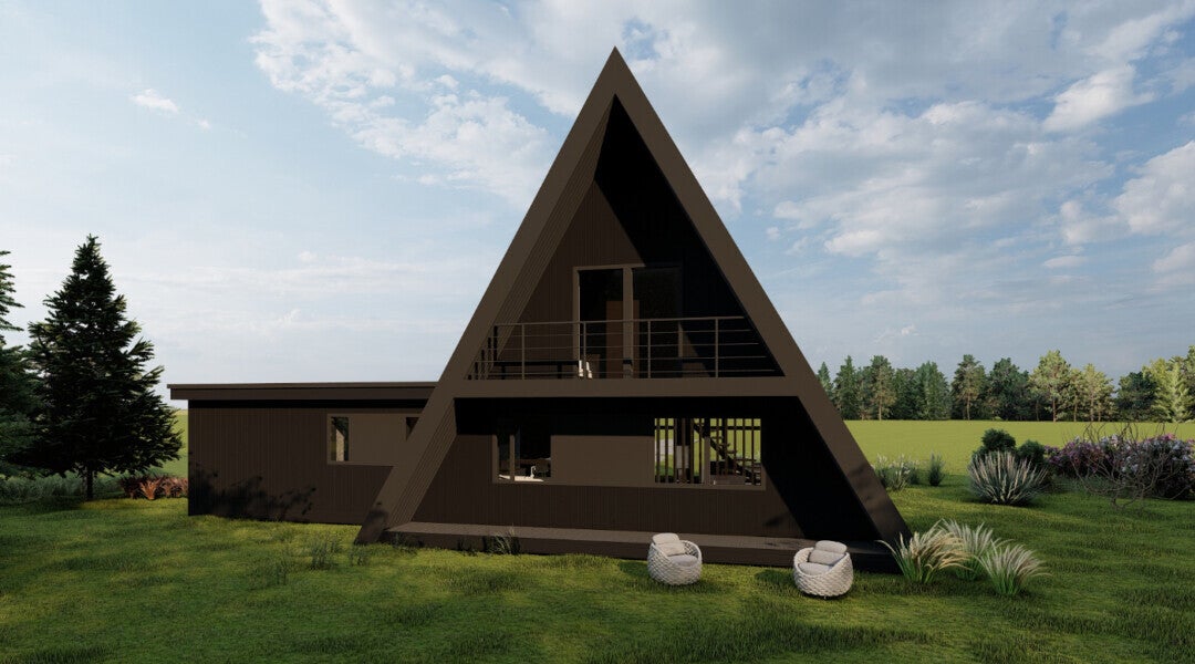 Maison en A 120 m 2 Personnalisée