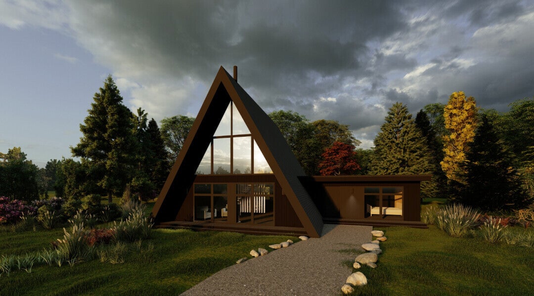 Maison en A 120 m 2 Personnalisée