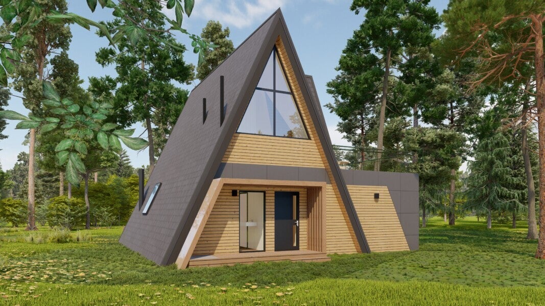 Maison en A 129 m² à étage personnalisée : modèle A-Frame