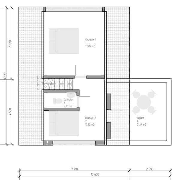 Maison En A 129 m2 à étage Personnalisée