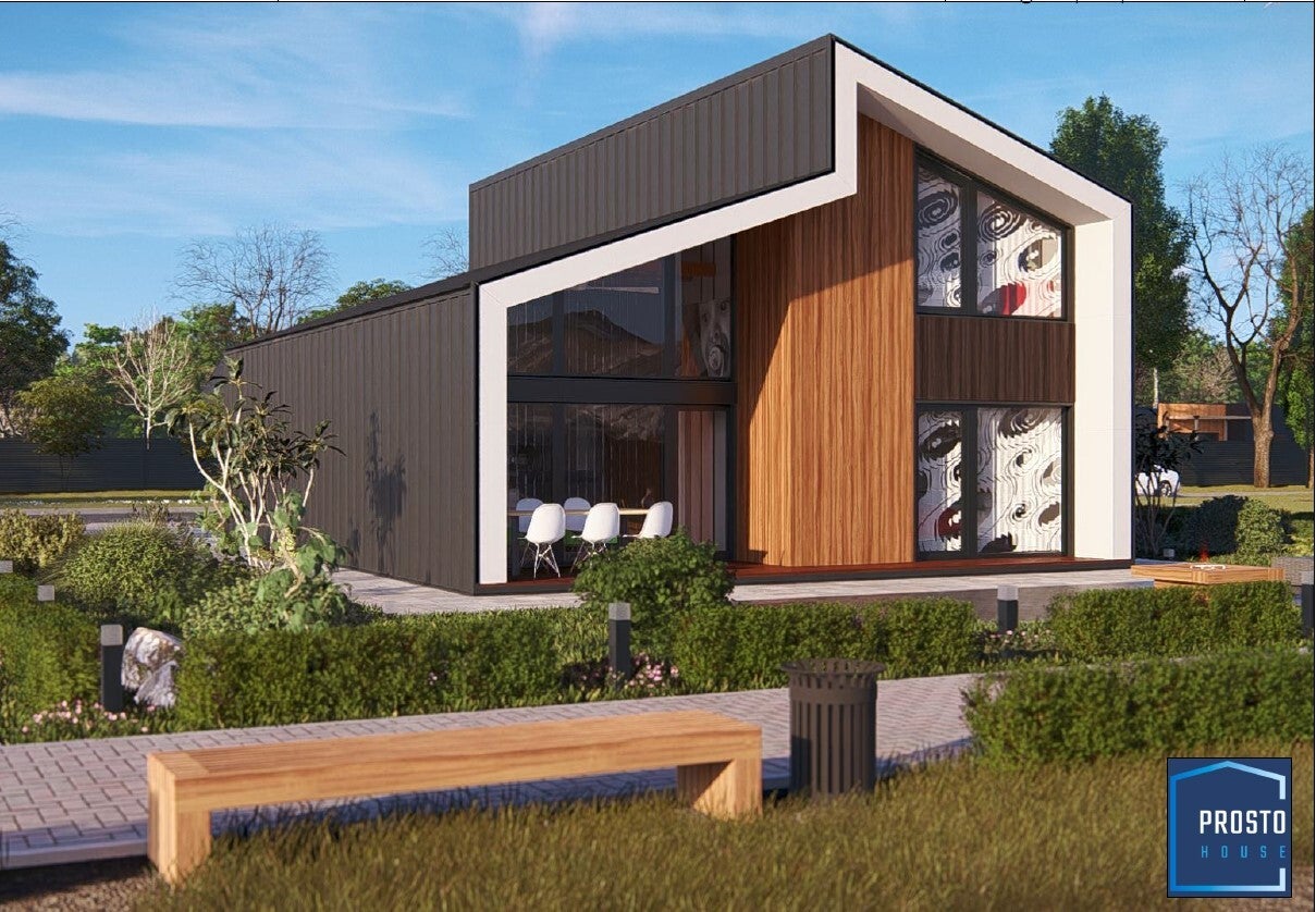 Maison design Fjord à étage : maison en kit ossature bois