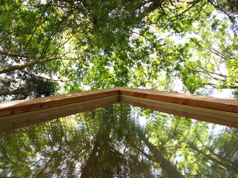 Mini A-Frame en bois, vue 2