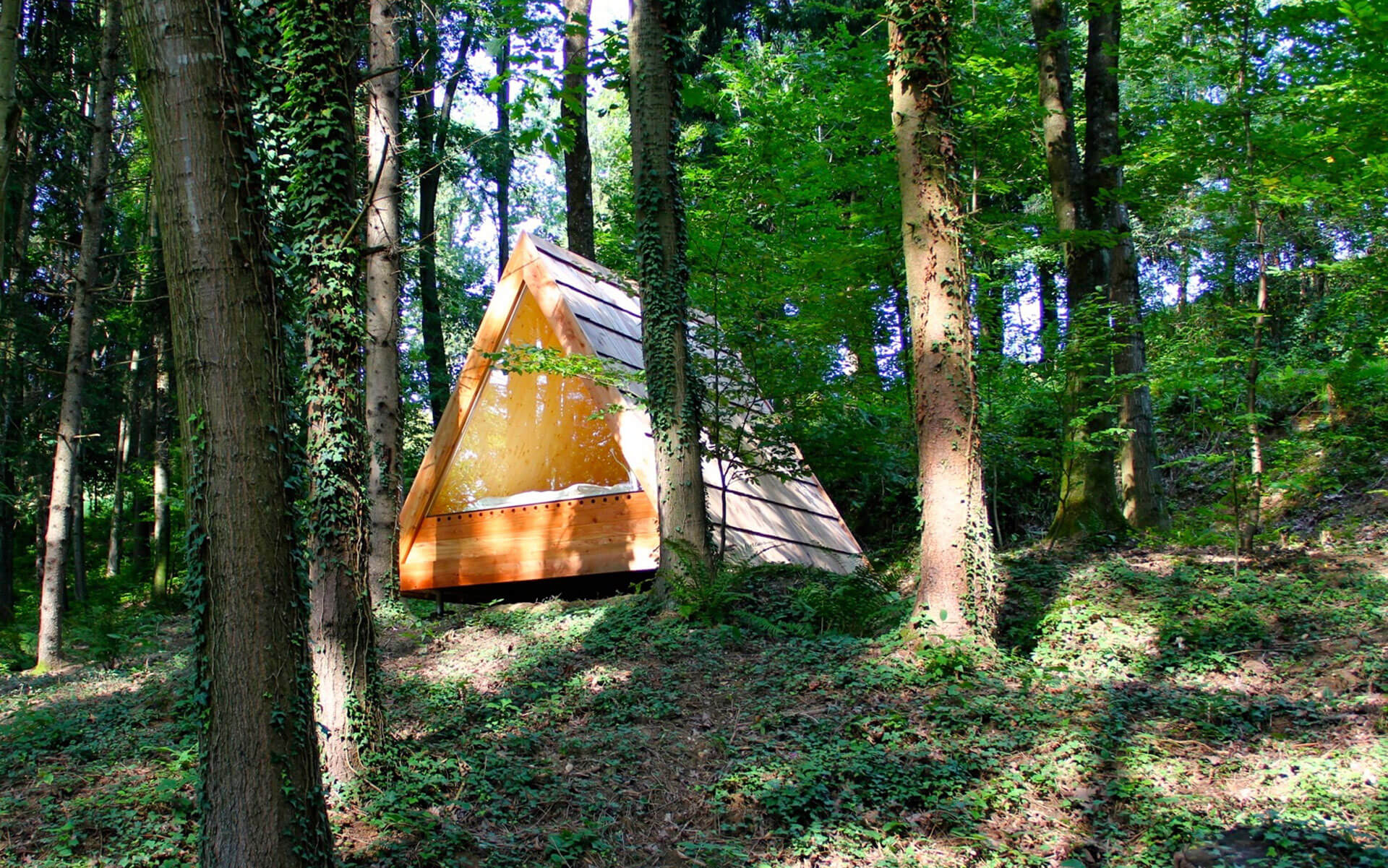 Mini A-Frame en bois, vue 4