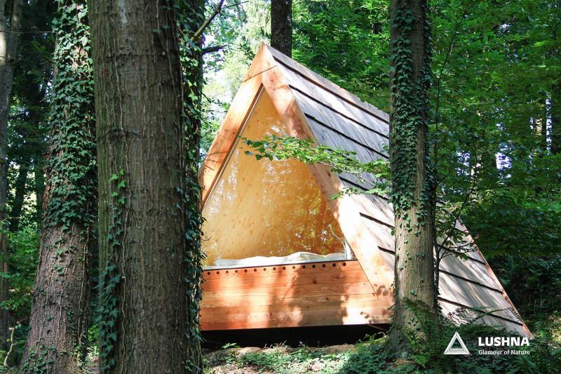 Mini A-Frame en bois, vue 5