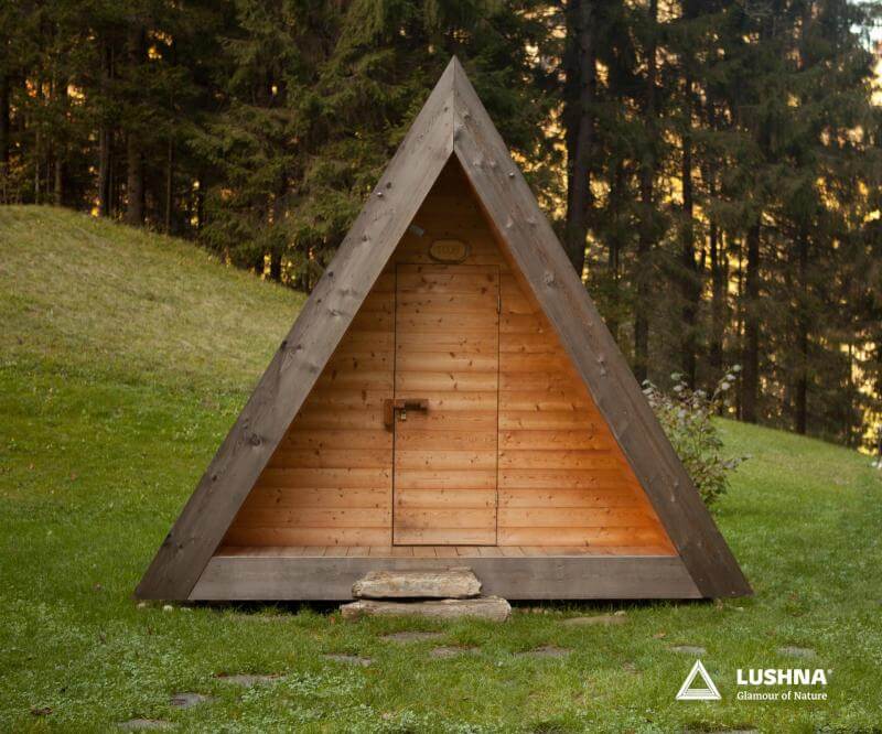 Mini A-Frame en bois, vue 9