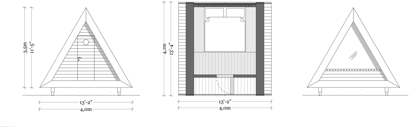 Plan Mini A-Frame en bois, 1