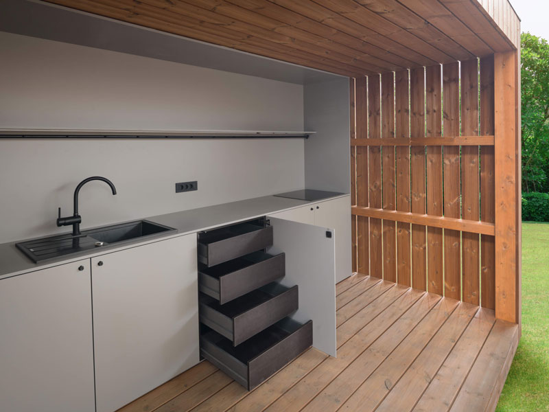 Pavillon cuisine extérieure, vue 12
