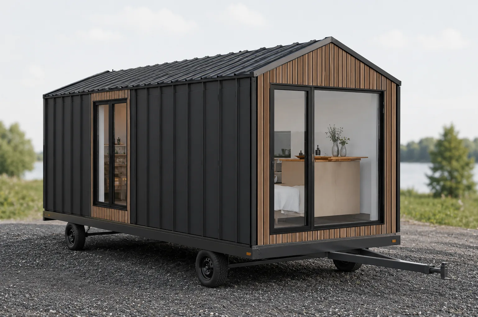 Grange Ranch Mobile : maison ossature bois en kit