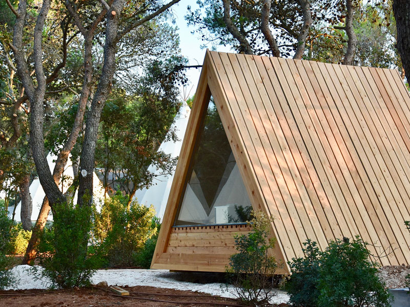 Sauna A-frame, vue 4