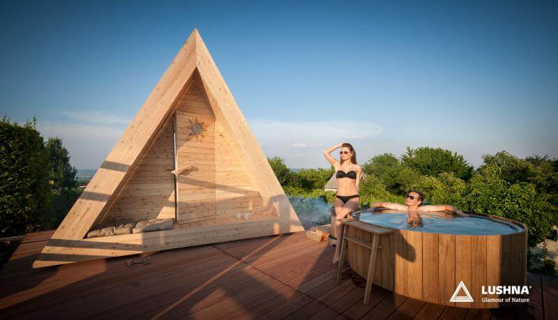 Sauna A-frame, vue 5