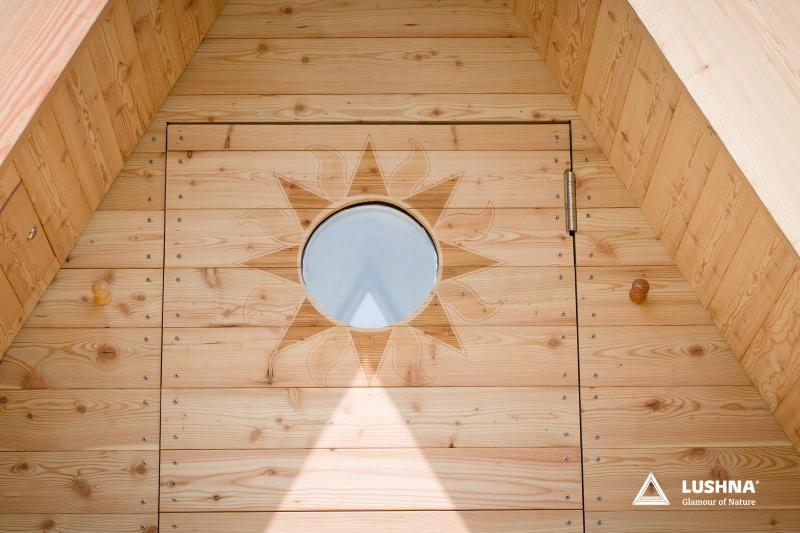 Sauna A-frame, vue 6