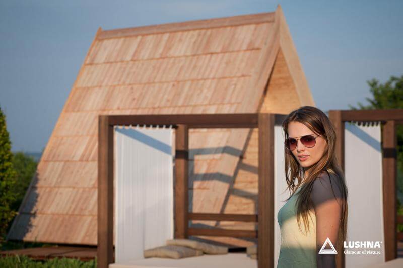 Sauna A-frame, vue 7