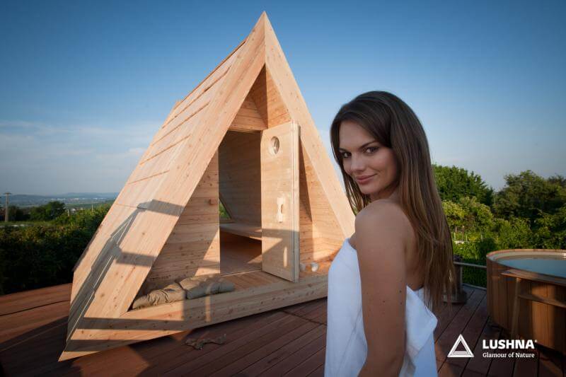 Sauna A-frame, vue 13