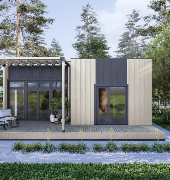 Studio de jardin 64 m2 / Maison ossature bois
